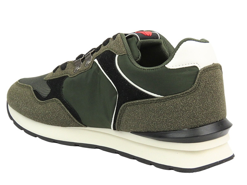 Zelené pánské sportovní boty na šněrování Inblu IU-16