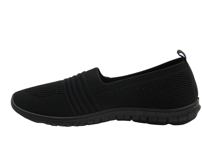 Dámské polobotky, espadrilky černé – News 25TX02-8850