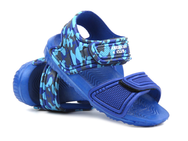 Pěnové dětské sandálky modré American Club NH 140,141/24