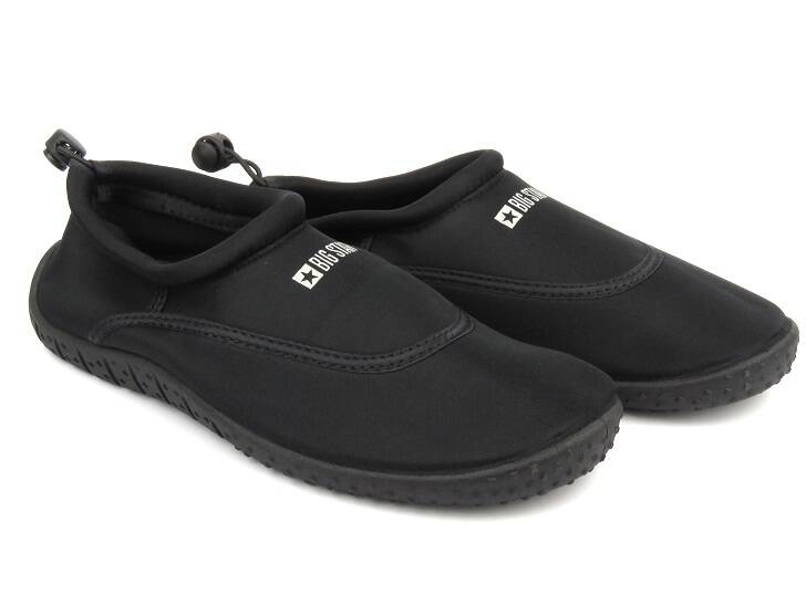 Pánská obuv do vody, plavání / mořští ježci, skály - Big Star NN174752, černá