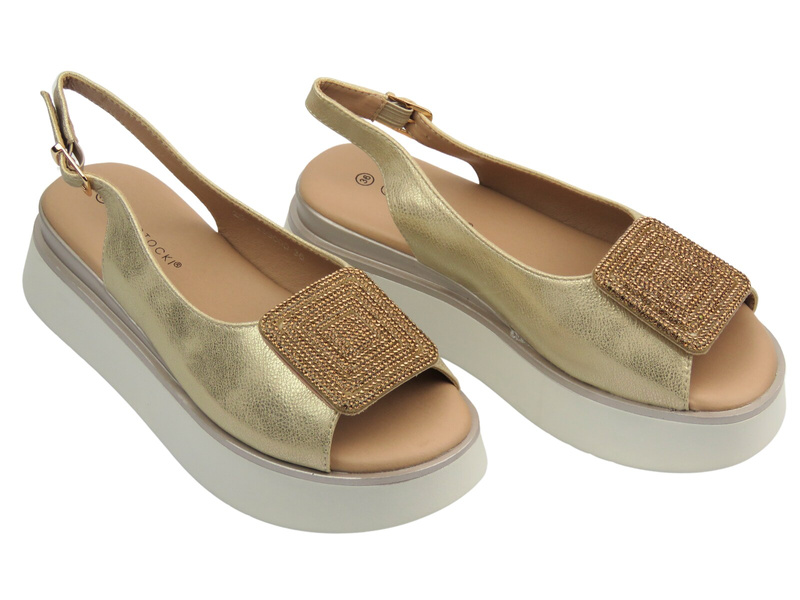 Dámské ploché žabky - Potocki 23-21007, černé