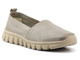 Kožené boty, dámské mokasíny na jaro a léto - HELIOS Komfort 405, šedá