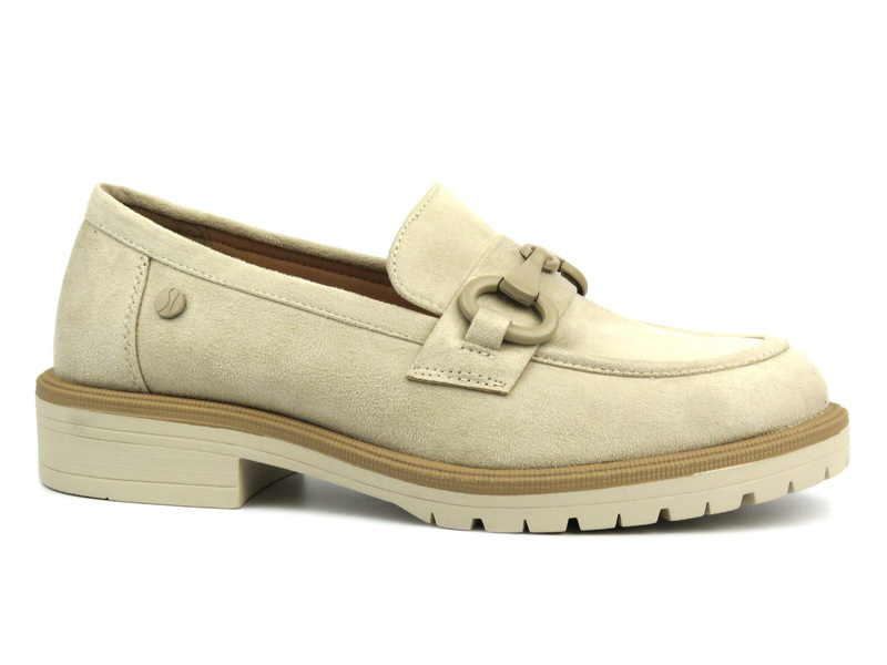 Dámské polobotky, mokasíny - Inblu IC-12, béžová barva