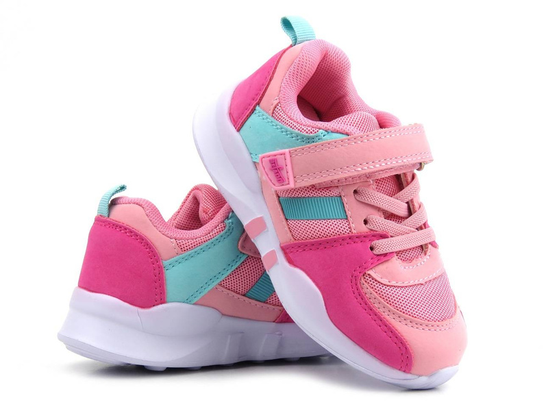 Dětská sportovní obuv s elastickými tkaničkami - BEFADO 516Y130, růžová