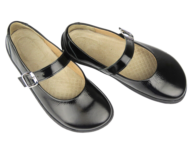 Barefoot kožené minimalistické polobotky Helios Komfort 471 černé