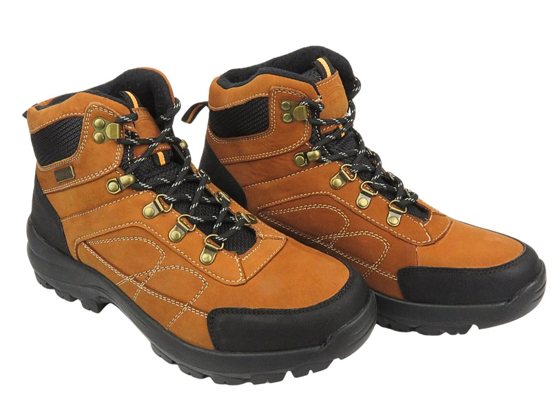 Pánské hnědé šněrovací sněhule AMERICAN CLUB CY58/24