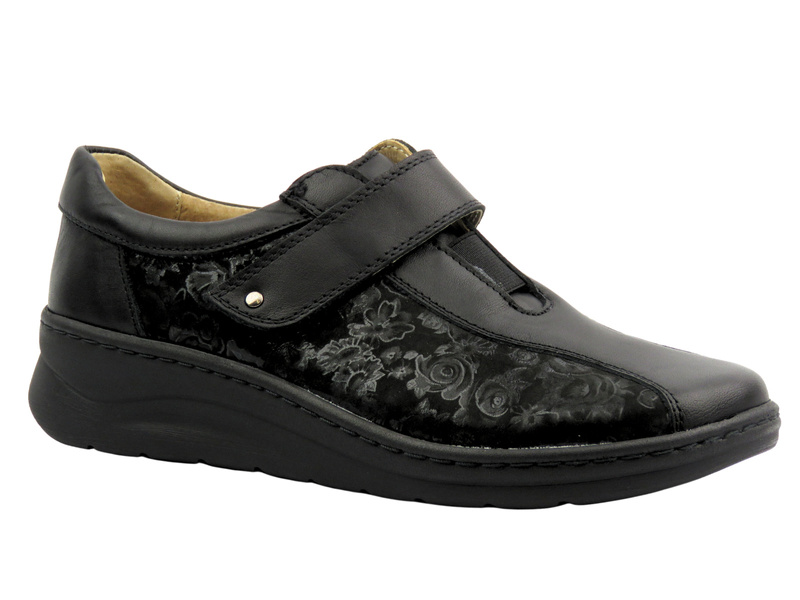 Dámské boty v odstínu metalické námořnické modré - Helios Komfort 380