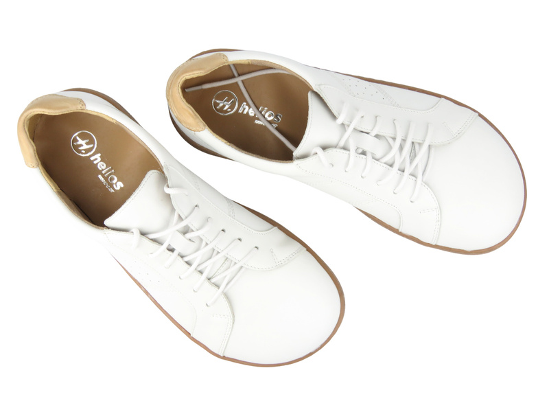 <h2>Barefoot kožené minimalistické pánské polobotky bílé Helios Komfort 829</h2>