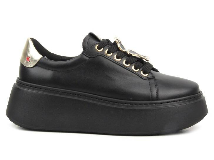 Dámská sportovní obuv na platformě - CheBello 4292, černá