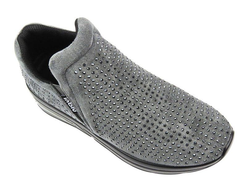 Dámské tenisky na platformě - INBLU IN-386, šedé