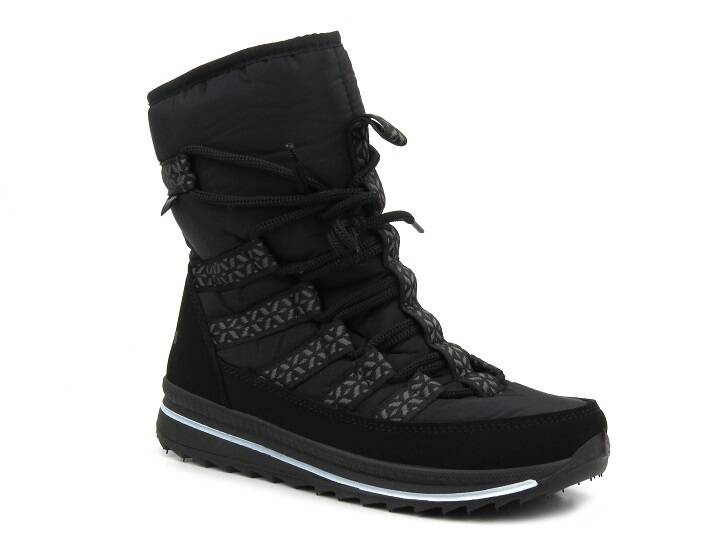 Dámské sněhule na šněrování - Progress 20-02, černé