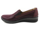 Pohodlné dámské boty Helios Komfort 350-2, třešeň tmavá