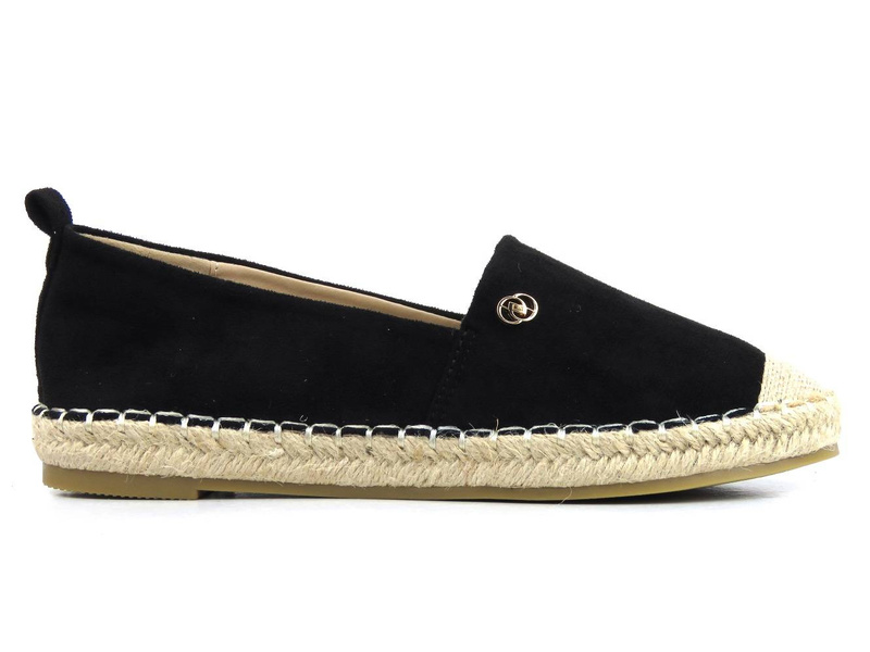 Espadrilky, dámská letní obuv - Evento 22TX35-4592, černá