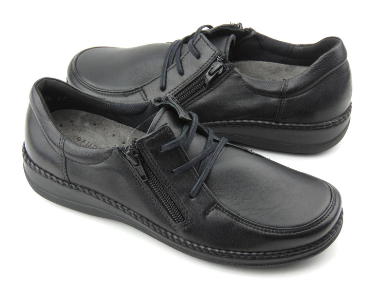 Pohodlná dámská obuv se strečem - AXEL 1775, černá