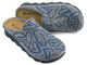 Dámské pantofle z ekologické plsti - INBLU DK-07, šedé se srdíčky