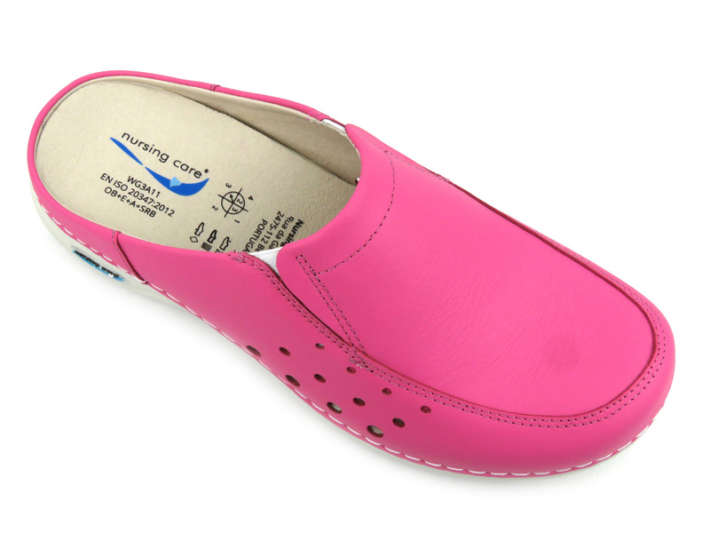 Pohodlné, zdravotní dámské pantofle - Nursing Care WG4A09, růžové