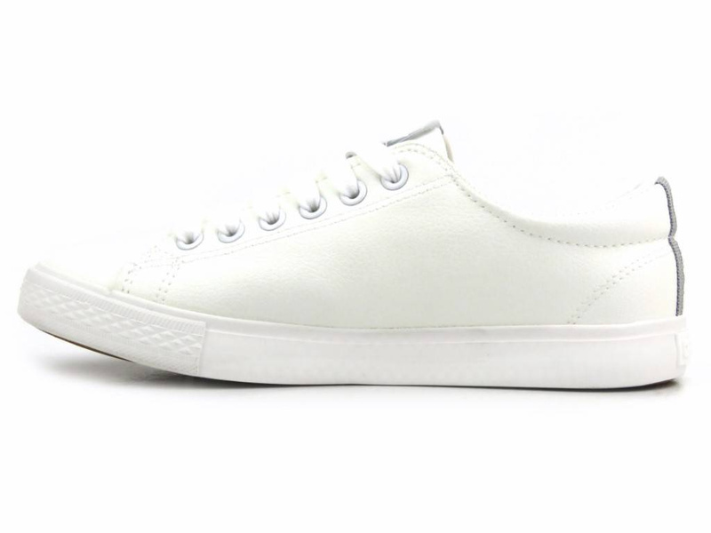 Bílé dámské tenisky z imitace kůže - Novinky 22SP02-1500
