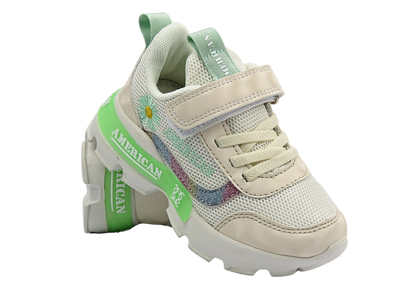 Dětská sportovní obuv - American Club RL 78/22, béžová