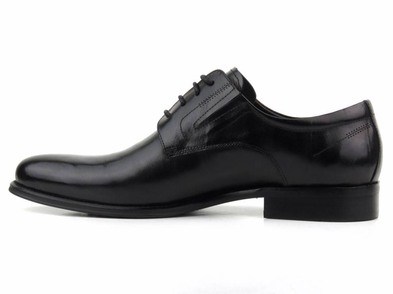 Elegantní pánské kožené boty - JOHN DOUBARE QA526-C6-A78, černé