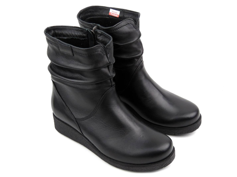 AXEL Kosela 9092 zateplené dámské kozačky, černé