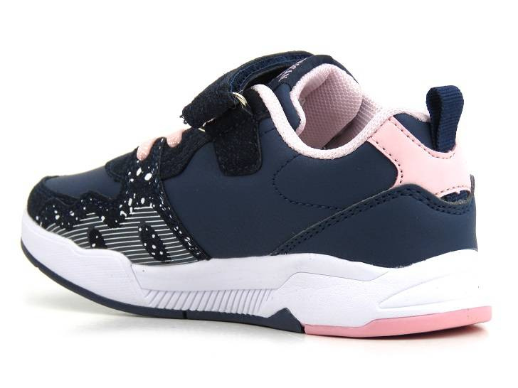 Dětská sportovní obuv, tenisky American Club BS 06/22 10/22, tmavě modrá