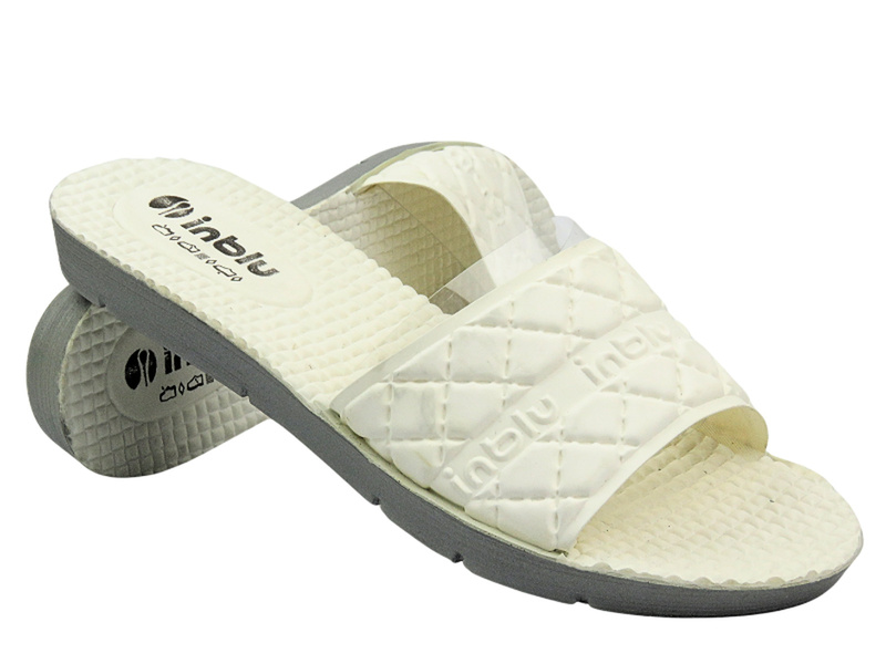 Lehké dámské žabky - INBLU 26, bílé