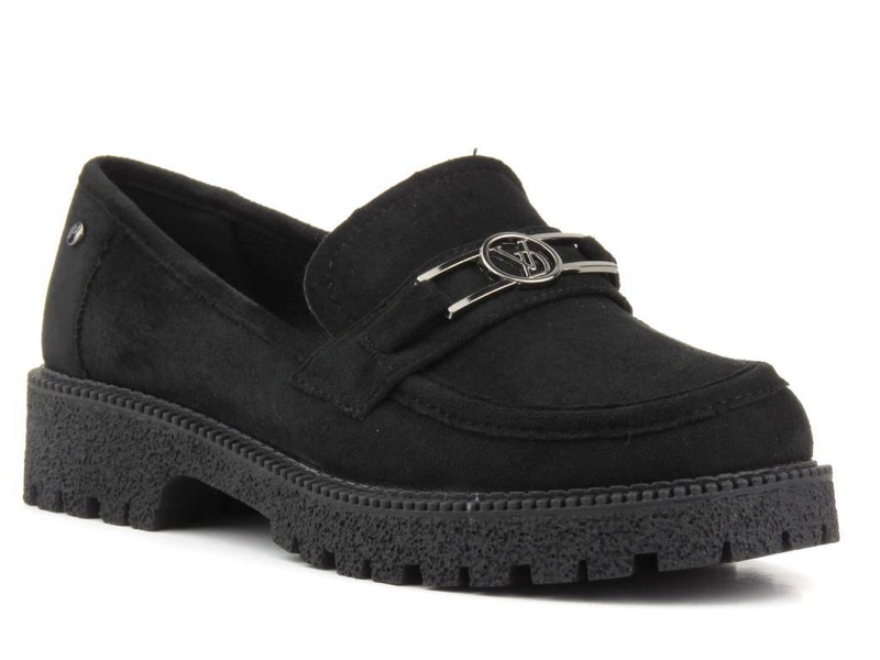 Dámské boty a mokasíny se silnou podrážkou - Potocki 21047, černé