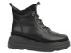 Kožené dámské kotníkové boty na platformě - Filippo DBT4146/23, černé