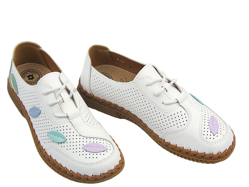 Dámské polobotky bílé – Evento 25SP17-8544