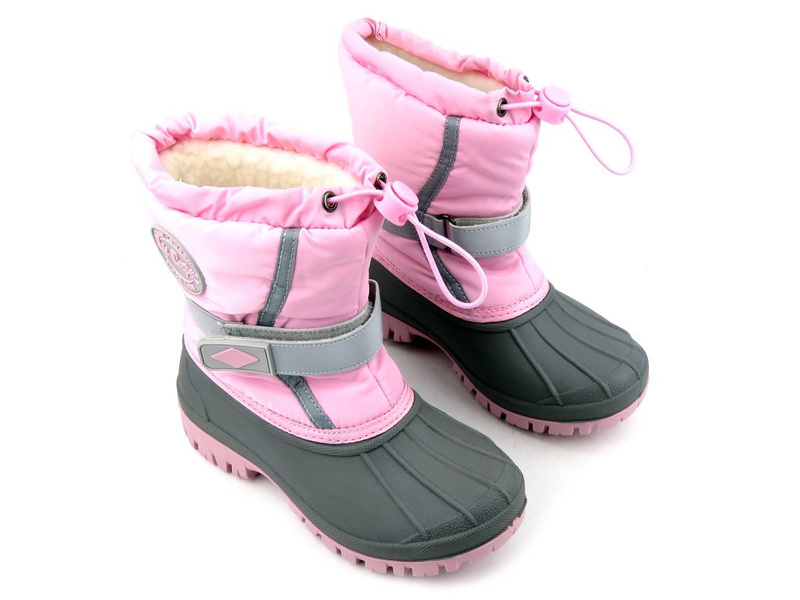 Dětské sněhule LEE COOPER LCJ-21-44-0521K, růžové, nastavitelné