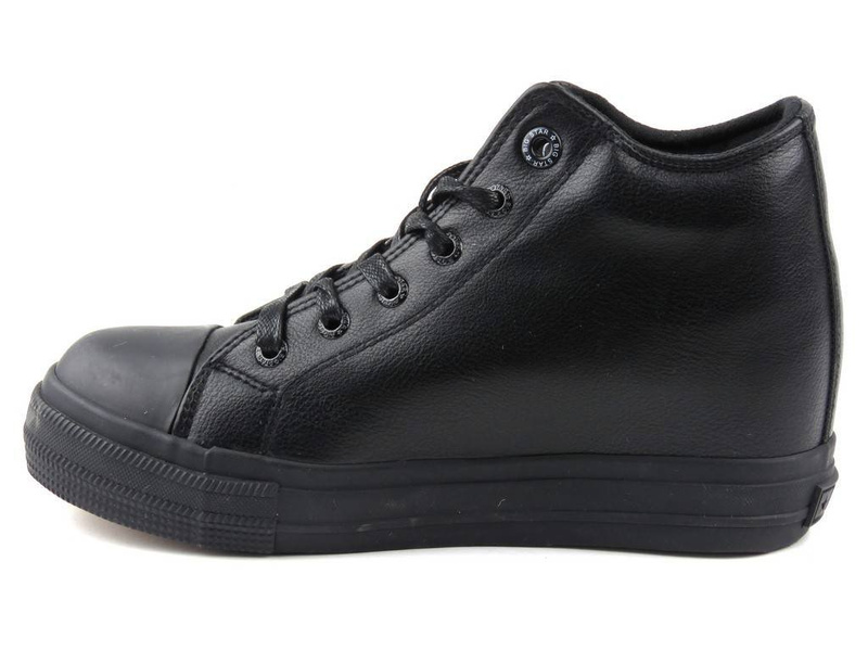 Dámské tenisky se skrytým klínem Big Star EE274127, černé