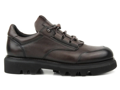 Pánské šněrovací kotníkové boty - JOHN DOUBARE B393-G1-SW5, hnědé