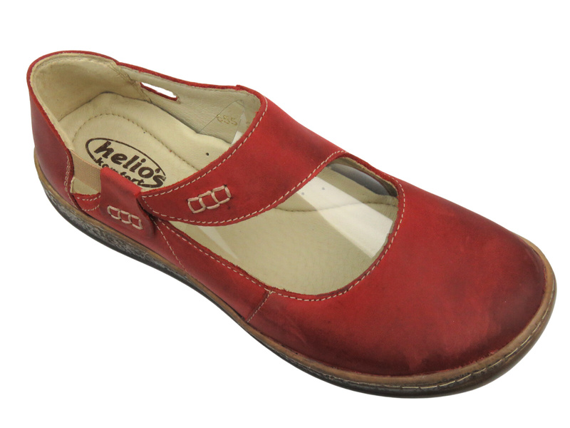 Pohodlné dámské boty s měkkou stélkou - Helios Comfort 655, vínová