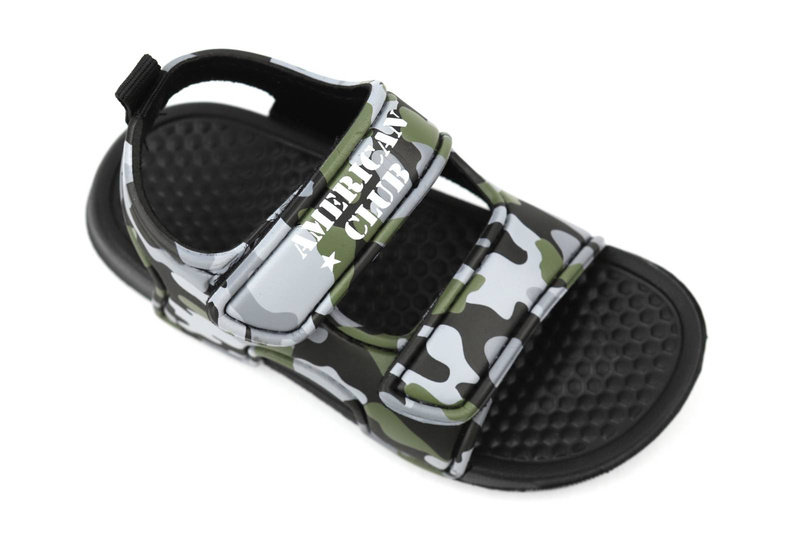 Pěnové sandály pro kluky - American Club NH 99/23 NH 102/23, černé