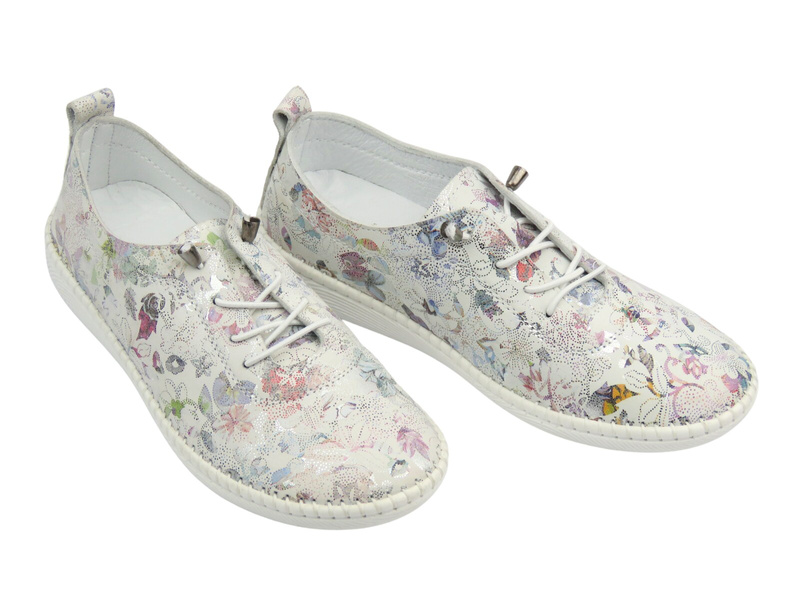 Pohodlné dámské polobotky v sportovním stylu – Sokolski 1301, béžové