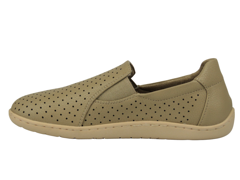Pohodlné dámské barefoot polobotky M.Daszyński OL38-2 béžové