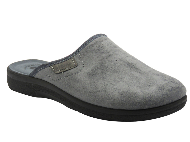 Pánské pantofle s měkkou stélkou, Inblu DG‑82U šedé