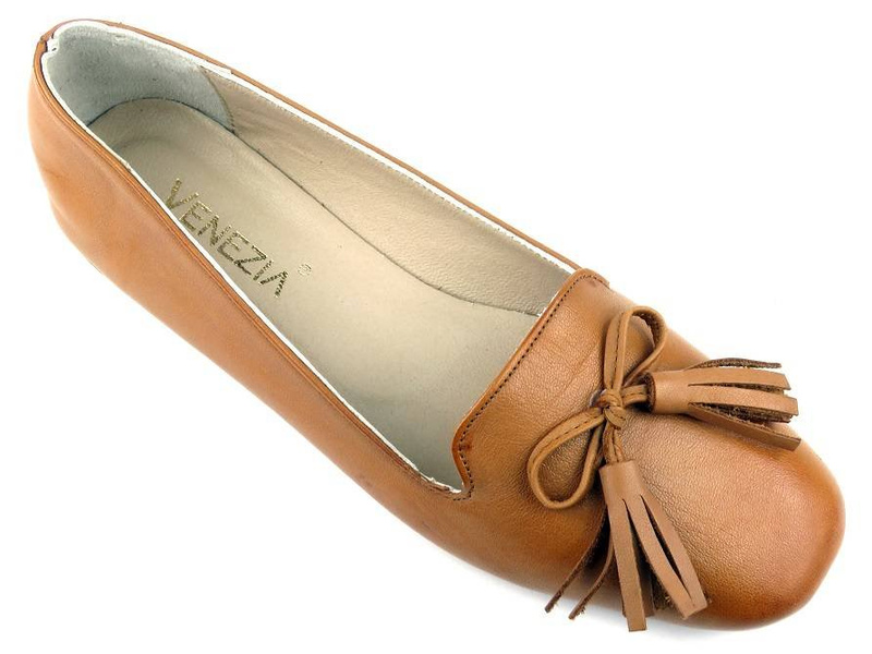 Mokasíny se střapcem, balerínky VENEZIA 1381808, hnědé