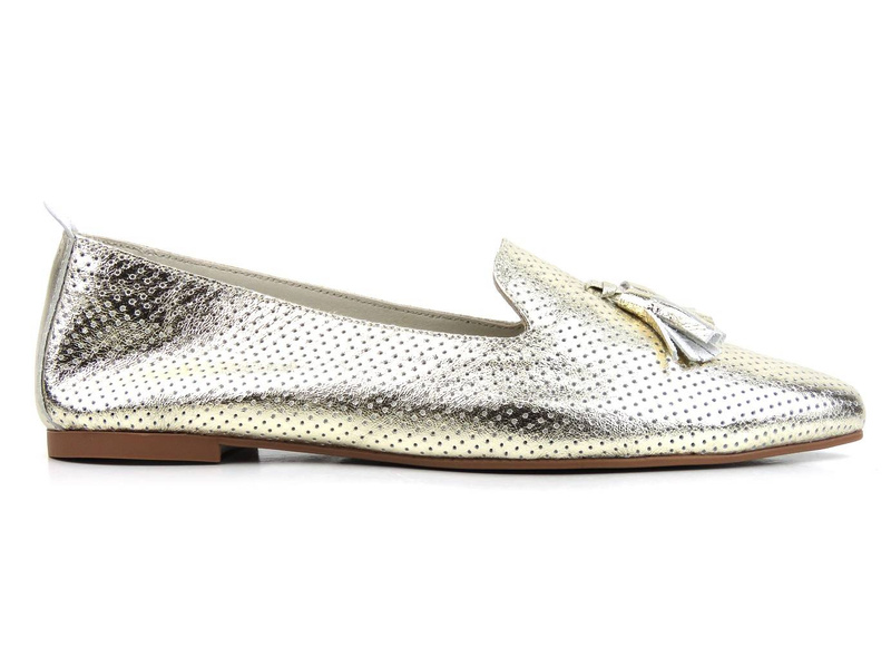 Mokasíny, balerínky se střapcem - VENEZIA 22211, zlatá