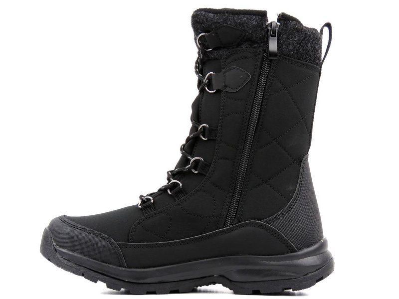 Vysoké trekingové, dámské sněhule DK TECH SoftShell 2105, černé