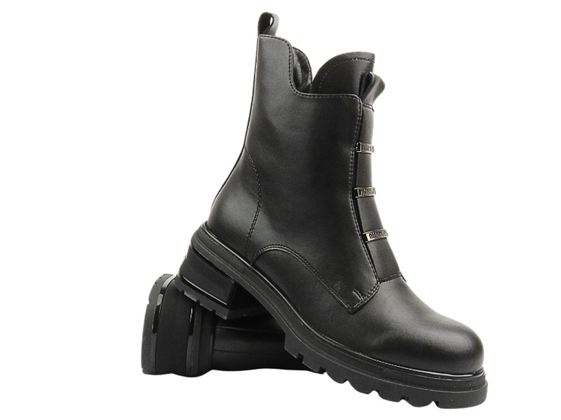 Černé dámské kozačky - Filippo DBT4147, černé