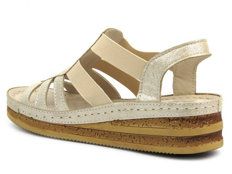 Helios 638/2 dámské sandály, černé