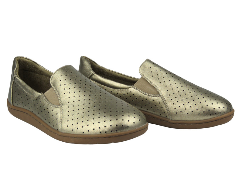 Pohodlné dámské barefoot polobotky M.Daszyński OL38-2 zlaté