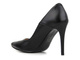Elegantní vysoké podpatky se špičatou špičkou - Venezia 208 PELLE, černá