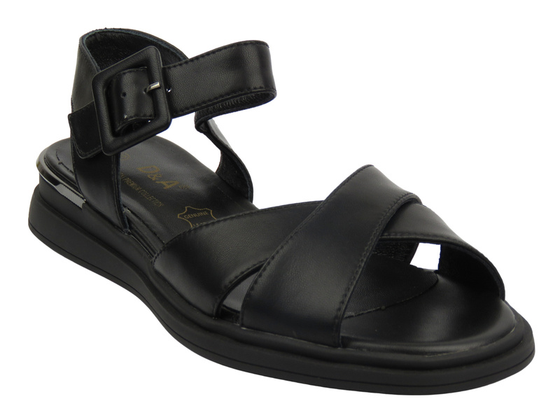 Dámské sandály na platformě - S. Barski CR51-473, černé