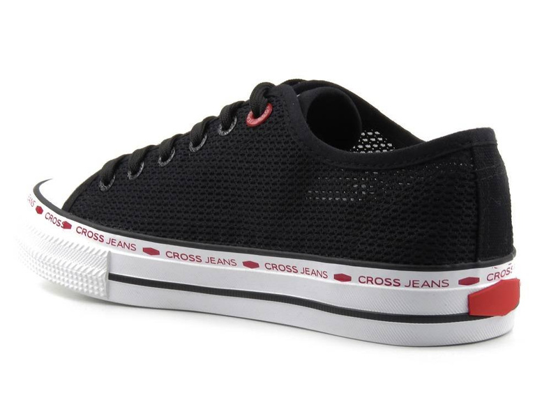 Dámské síťované tenisky na jaro a léto - Cross Jeans FF2R4015C, černé