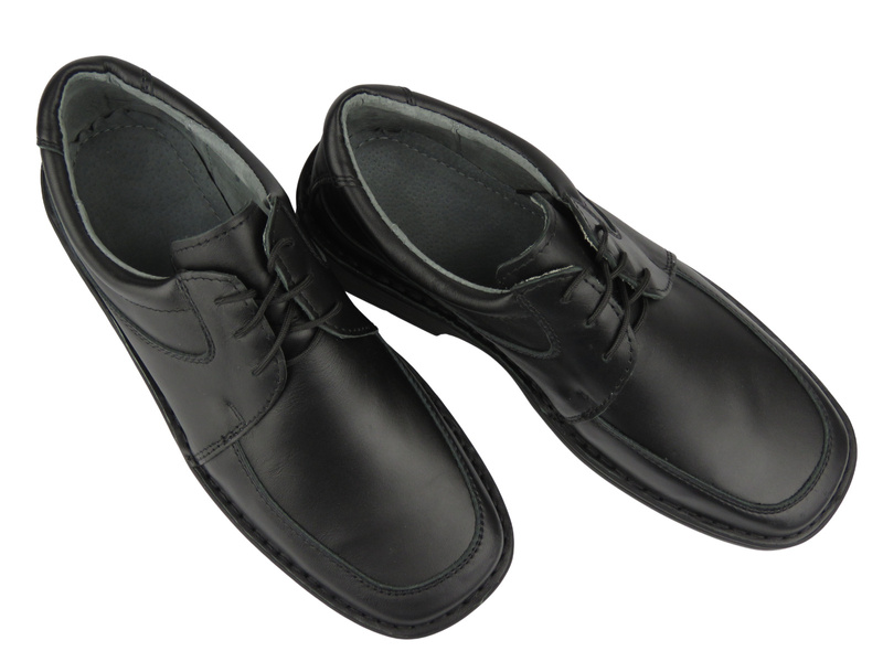 Pánské kožené polobotky Maximus MA62/011, černé
