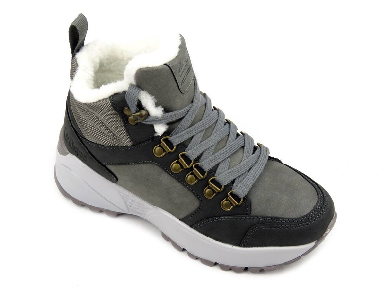 Teplé dámské sněhule se silnou podrážkou - LEE COOPER LCJ-21-31-0620L, šedé