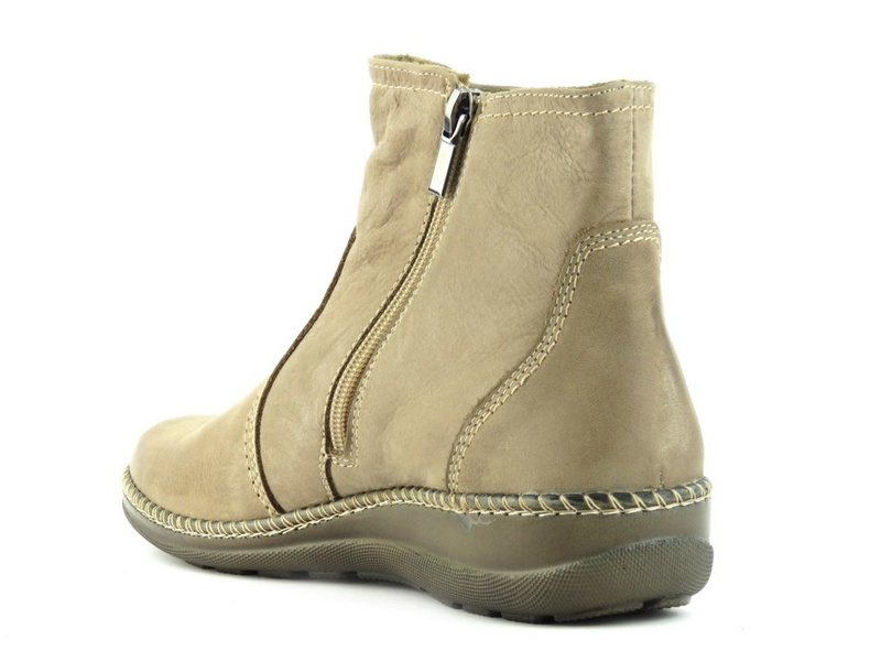 Dámské kozačky HELIOS 645, tmavě béžová