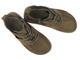 Pohodlné dámské barefoot kotníkové boty z přírodní kůže Potocki 26-35309, zelené